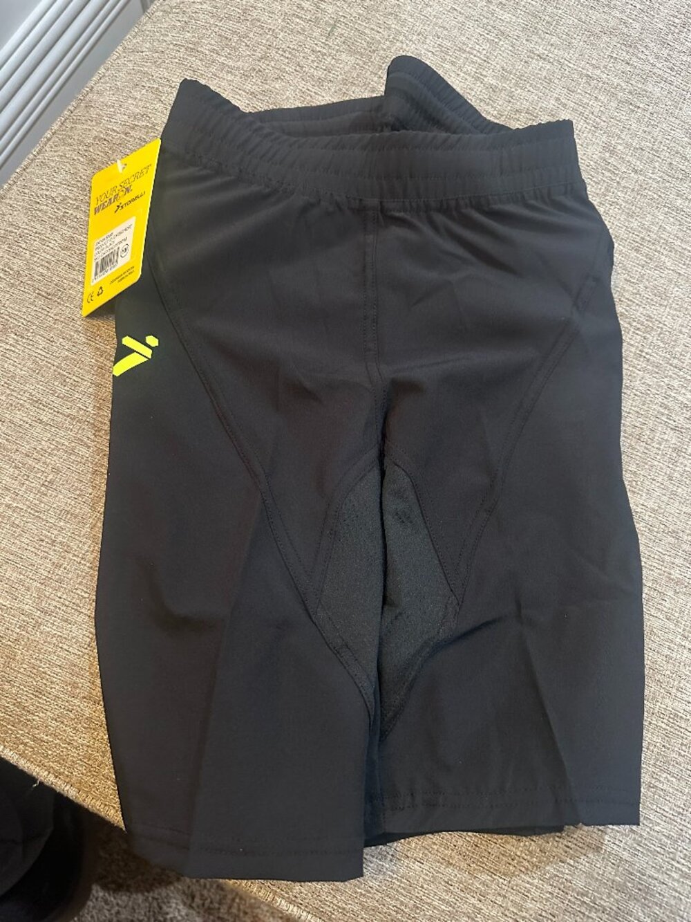 STORELLI EXO GOAL KEEPER SHORTS BLACK YOUTH MEDIUM